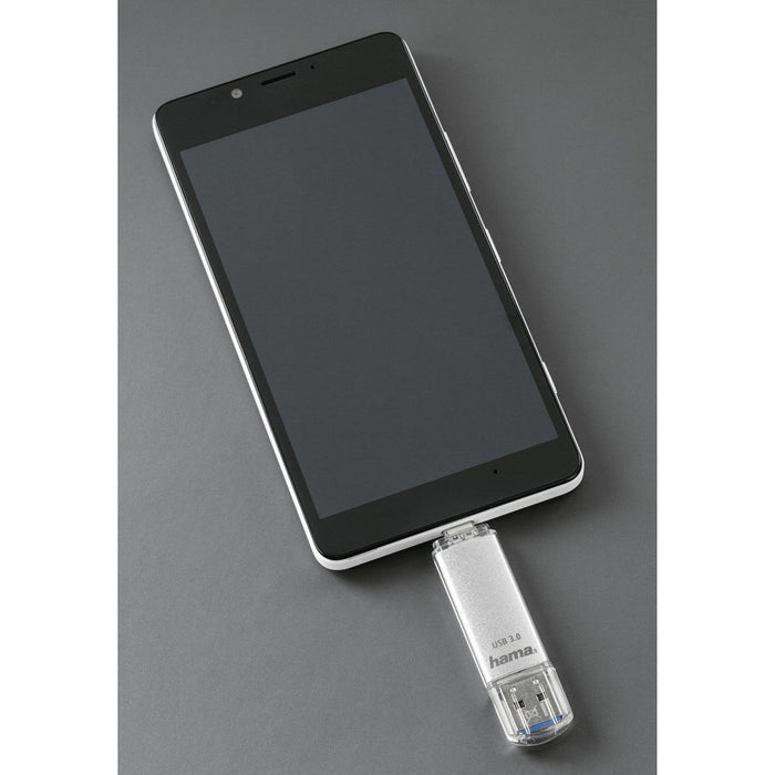 EAN 4047443414878 - Hama C-Laeta unidad flash USB 128 GB USB Type-A / USB Type-C 3.2 Gen 1 (3.1 Gen 1) Plata imagen 4
