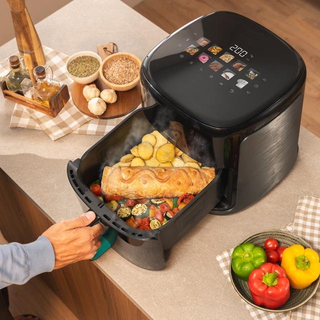 EAN 8435771925412 - Cecotec Cecofry&Grill Smokin'Prime 8500 Sencillo 8,5 L Independiente 2300 W Freidora de aire caliente Neg imagen 10
