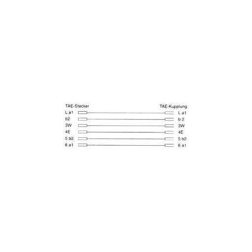 EAN 4043718013432 - InLine 18851 cable telefónico 10 m Negro imagen 2