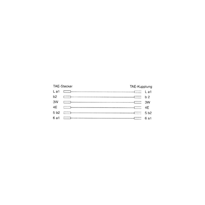 EAN 4043718013432 - InLine 18851 cable telefónico 10 m Negro imagen 2