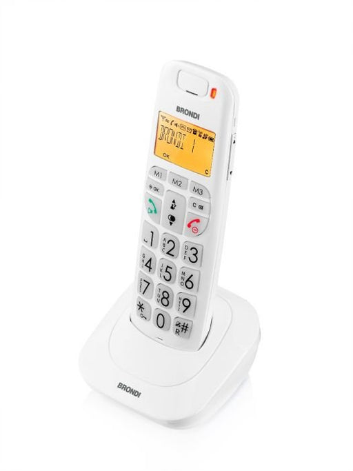 EAN 8015908760316 - Brondi Bravo Bright Teléfono DECT Identificador de llamadas Blanco imagen 2