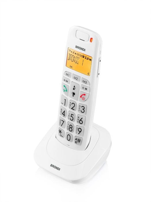 EAN 8015908760316 - Brondi Bravo Bright Teléfono DECT Identificador de llamadas Blanco imagen 2