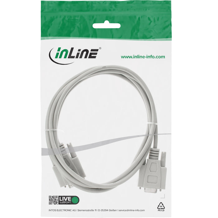EAN 4043718035601 - InLine 4043718035601 cable de serie Beige 20 m DB-9 imagen 2