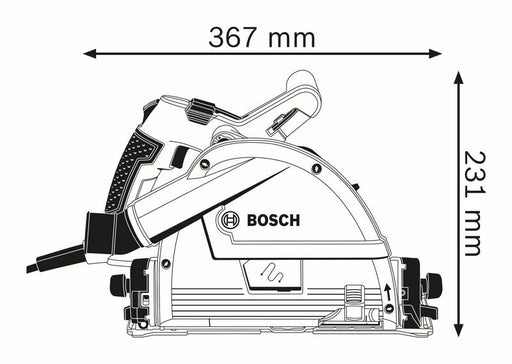 EAN 3165140607742 - Bosch 0 601 675 000 sierra circular portátil 16,5 cm 6250 RPM 1400 W imagen 2