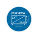 EAN 0085896552543 - Kensington K55254WW filtro para monitor 35,6 cm (14") Portátil Filtro de privacidad para pantallas sin ma imagen 6