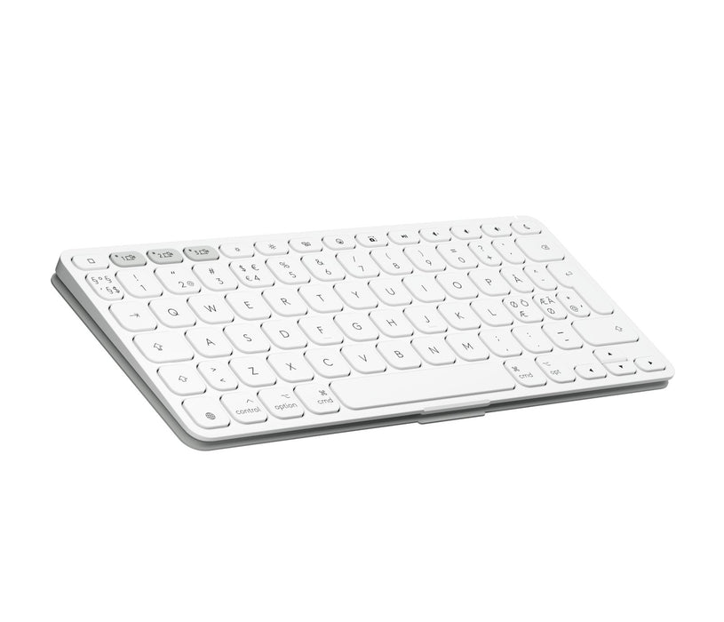 EAN 5099206125940 - Logitech 920-013015 teclado para móvil QWERTY Nórdico Bluetooth Blanco imagen 4