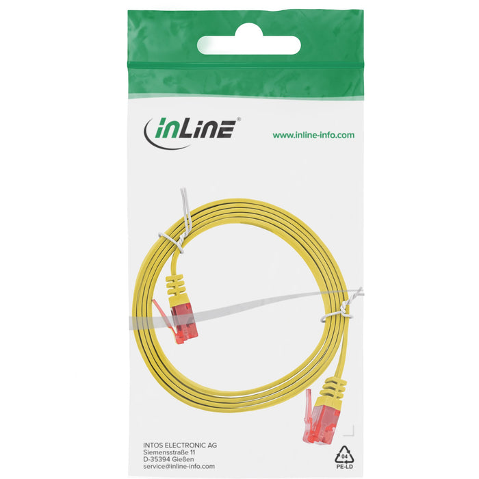 EAN 4043718157198 - InLine 71601Y cable de red Amarillo 1 m Cat6 U/UTP (UTP) imagen 4