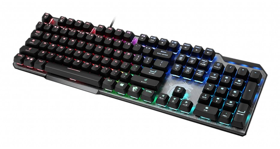 EAN 4719072699291 - MSI VIGOR GK50 ELITE BOX WHITE teclado Juego USB QWERTZ Alemán Negro, Metálico imagen 3