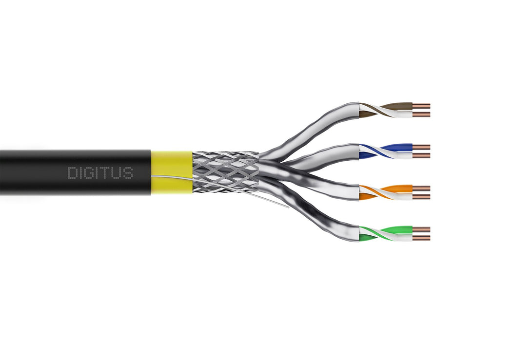EAN 4016032508632 - Digitus DK-1743-A-VH-05-OD cable de red Negro 50 m Cat7a S/FTP (S-STP) imagen 1