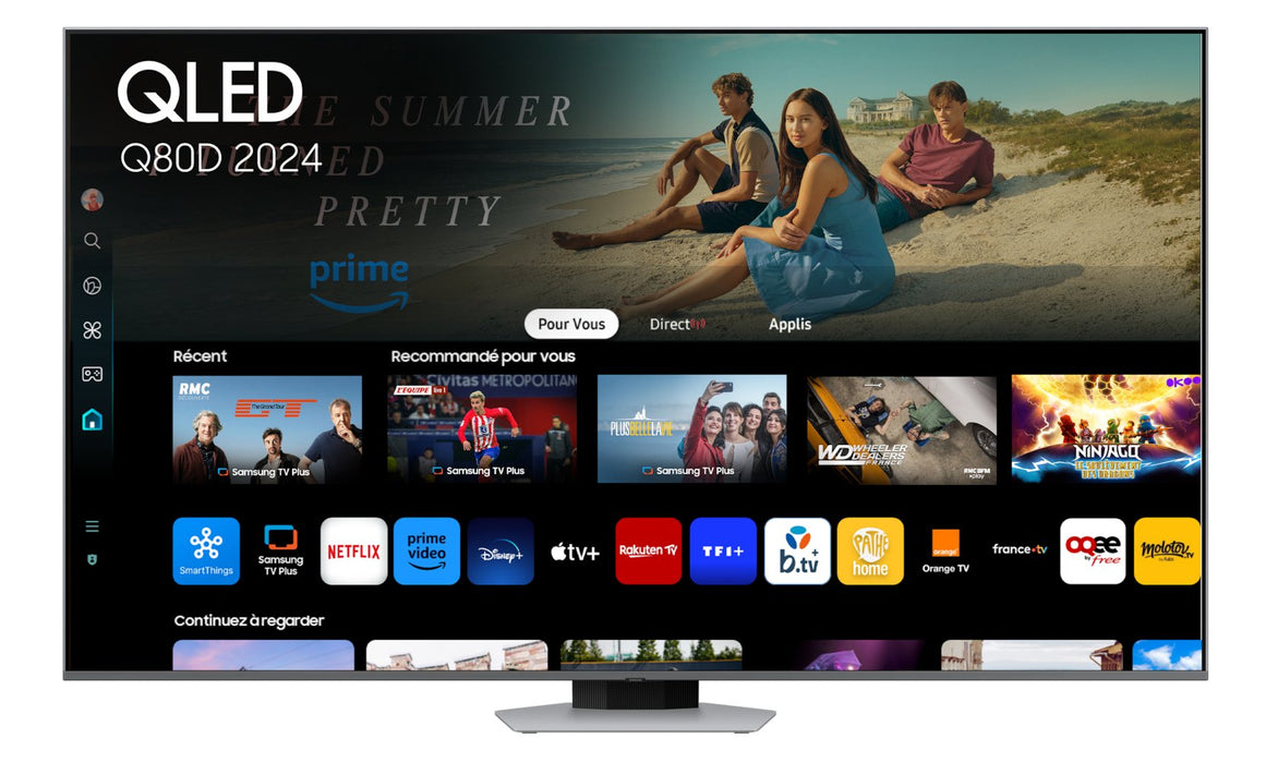 EAN 8806095492179 - Samsung TQ55Q80DAT 139,7 cm (55") 4K Ultra HD Smart TV Wifi Plata imagen 1