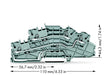 EAN 4050821322047 - Wago 2003-6642 bloque de terminales Gris imagen 2