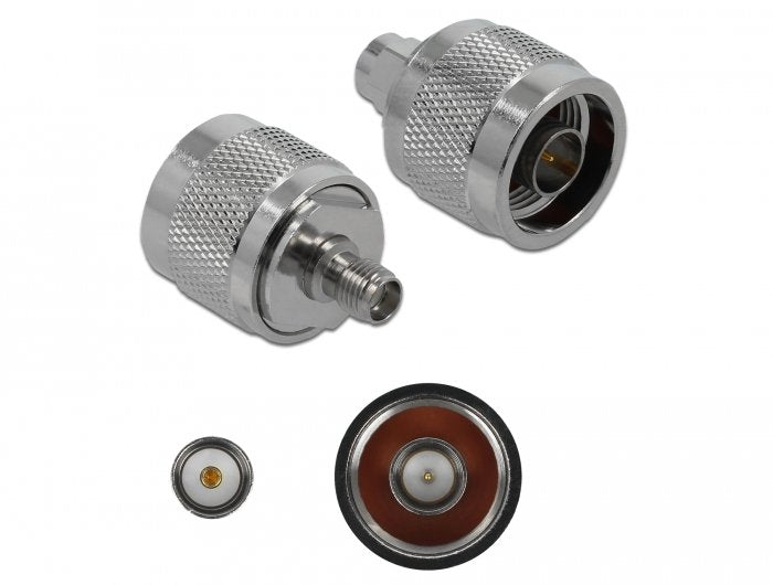 EAN 4043619899838 - DeLOCK 89983 cambiador de género para cable SMA Níquel imagen 1