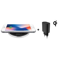 EAN 4040895005571 - Terratec ChargeAIR dot! Smartphone Negro, Plata CC Cargador inalámbrico Carga rápida Interior imagen 2