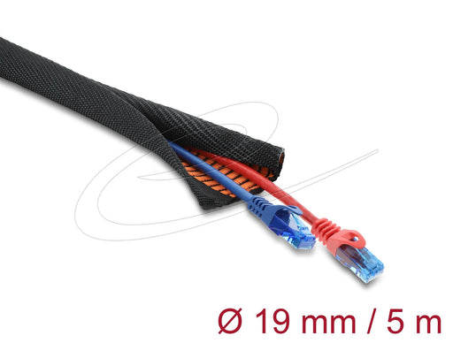 EAN 4043619190232 - DeLOCK 19023 pasacables Naranja, Negro 1,9 cm imagen 1