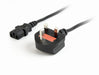 EAN 8716309021852 - Gembird PC-187 cable de transmisión Negro 1,8 m C13 acoplador 3 pines imagen 2