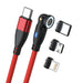 EAN 4040895011589 - RealPower MagneticCharge 100 cable USB 1 m USB C 100 W Rojo imagen 1