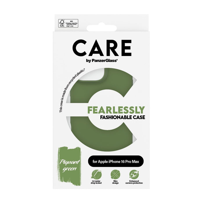 EAN 5715685004704 - PanzerGlass CARE™ by ® Case Green iPhone 16 Pro Max funda para teléfono móvil Verde imagen 3