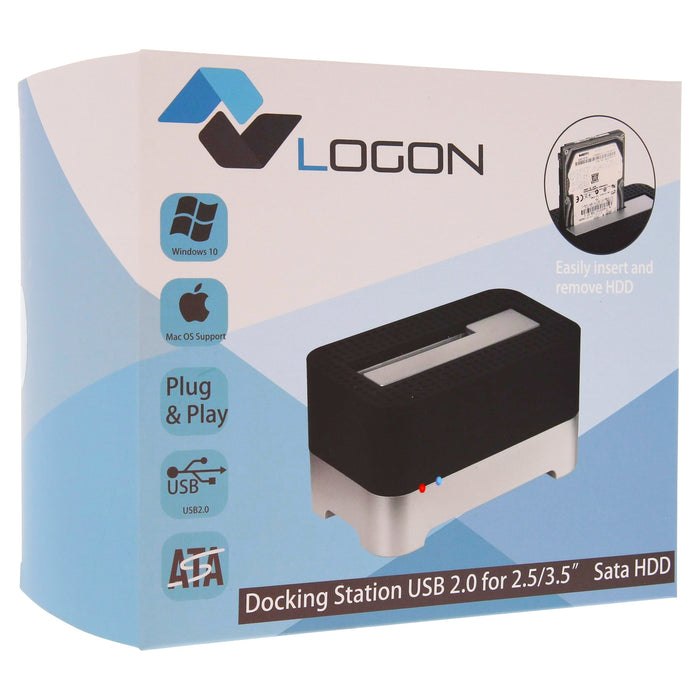 EAN 5420016849205 - LOGON LHC030 USB 2.0 Type-B Negro, Plata imagen 4