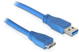 EAN 4043619835027 - DeLOCK 83502 cable USB USB 3.2 Gen 1 (3.1 Gen 1) 5 m USB A Micro-USB B Azul imagen 1