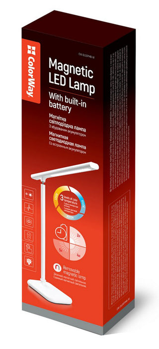 EAN 4823108600011 - Colorway CW-DL03PMB-W lámpara de mesa 4 W LED Blanco imagen 1