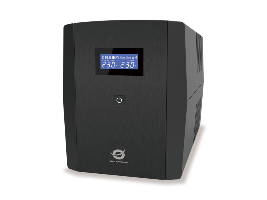 EAN 4015867241455 - Conceptronic ZEUS03G sistema de alimentación ininterrumpida (UPS) Línea interactiva 1,2 kVA 720 W 4 salid imagen 1