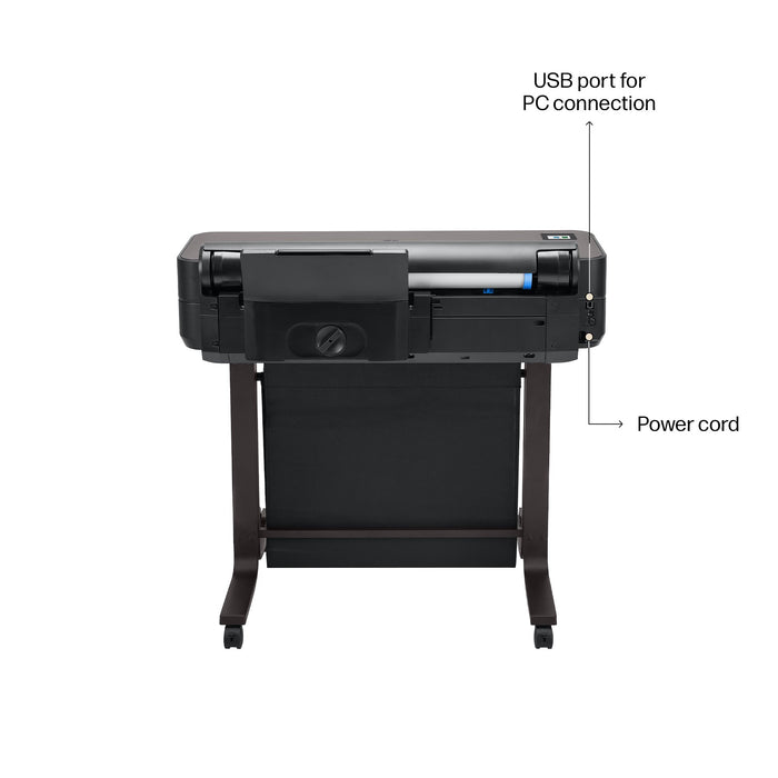 EAN 0198701027225 - HP Designjet T650 24-in Printer impresora de gran formato Wifi Inyección de tinta térmica Color 2400 x 12 imagen 11