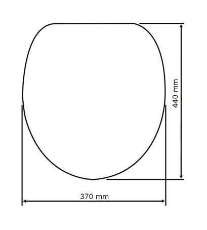 EAN 4008838722510 - WENKO 21901100 asiento de inodoro Tapa dura de inodoro Termoplástico Blanco imagen 8