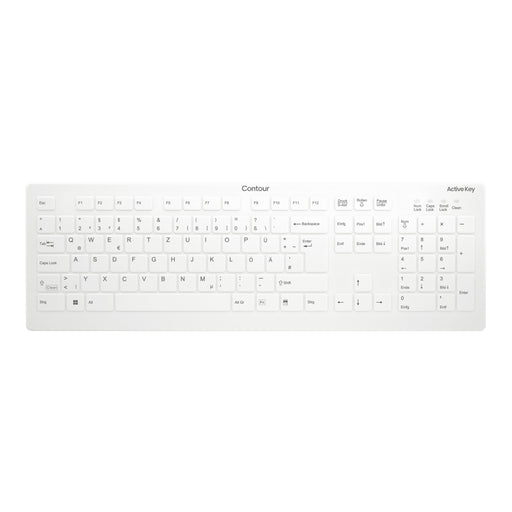 EAN 7061119551718 - Contour Design Active Key AK-C8112 teclado Médico RF inalámbrico QWERTZ Alemán Blanco imagen 1