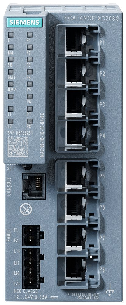 EAN 4047622614358 - Siemens 6GK5208-0GA00-2AC2 switch Gestionado imagen 2