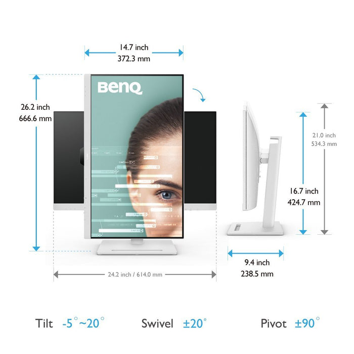 EAN 4718755089503 - BenQ GW2790QT pantalla para PC 68,6 cm (27") 2560 x 1440 Pixeles Quad HD LED Blanco imagen 4