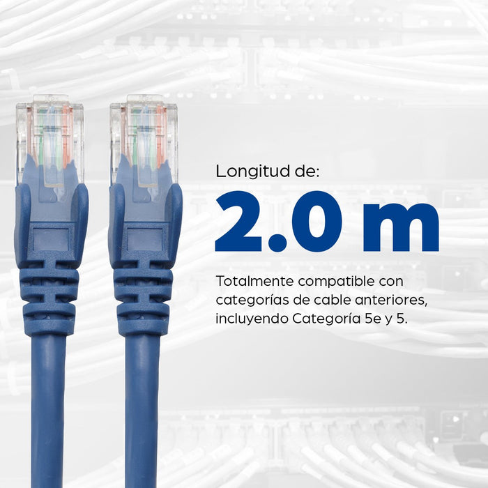 EAN 0766623342599 - Intellinet 342599 cable de red Azul 2 m U/UTP (UTP) imagen 5
