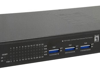 EAN 4015867202869 - LevelOne FGP-2602W380 switch No administrado Fast Ethernet (10/100) Energía sobre Ethernet (PoE) Negro imagen 6