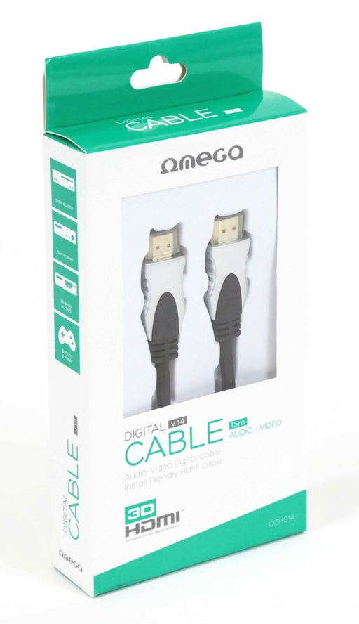 EAN 5907595418515 - Omega OCHG34 cable HDMI 3 m HDMI tipo A (Estándar) 3 x HDMI Type A (Standard) Negro imagen 2