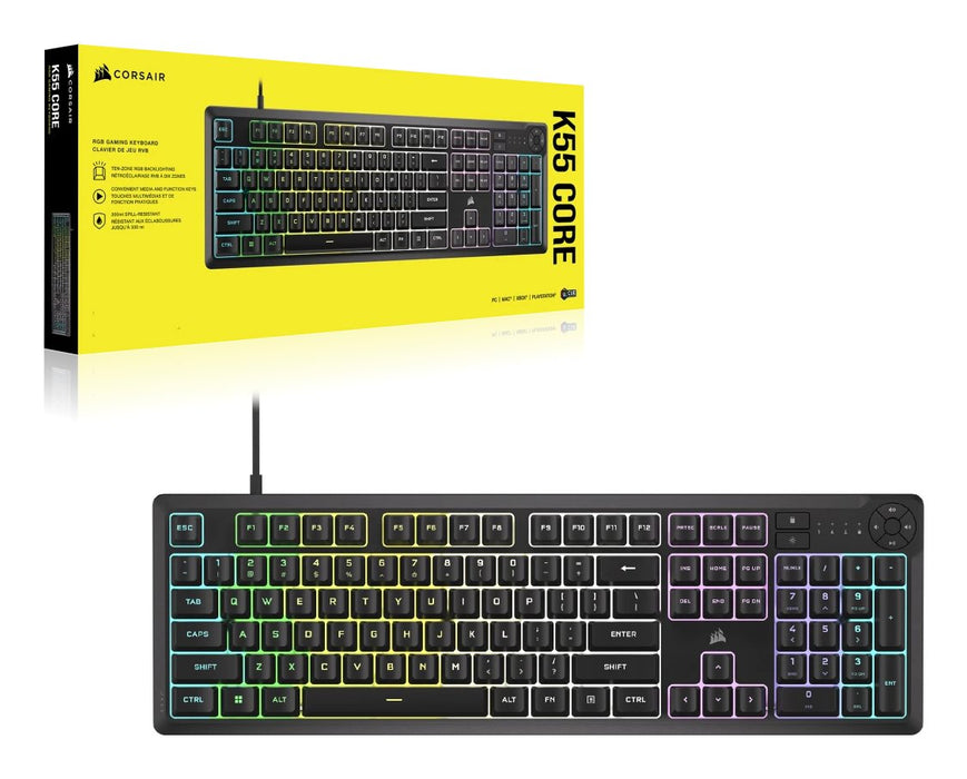 EAN 0840006681410 - Corsair CH-9226C65-PT teclado Juego USB QWERTY Portugués Negro imagen 2