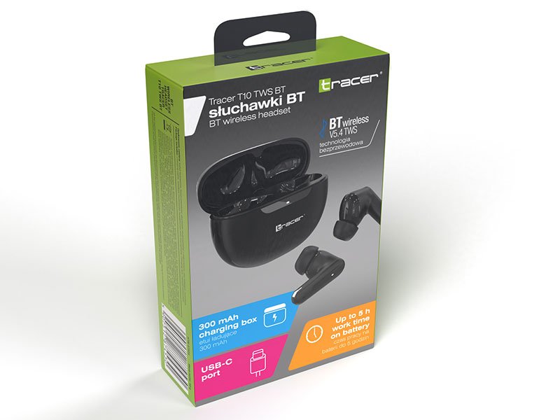 EAN 5907512874530 - Tracer T10 TWS Auriculares True Wireless Stereo (TWS) Dentro de oído Llamadas/Música USB Tipo C Bluetooth imagen 7