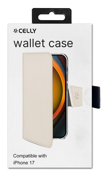 EAN 8021735223153 - Celly WALLY funda para teléfono móvil 16 cm (6.3") Funda cartera Arena imagen 5