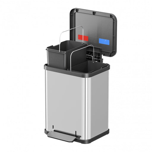 EAN 4007126016119 - Hailo Öko duo Plus M 18 L Rectangular Acero inoxidable imagen 2