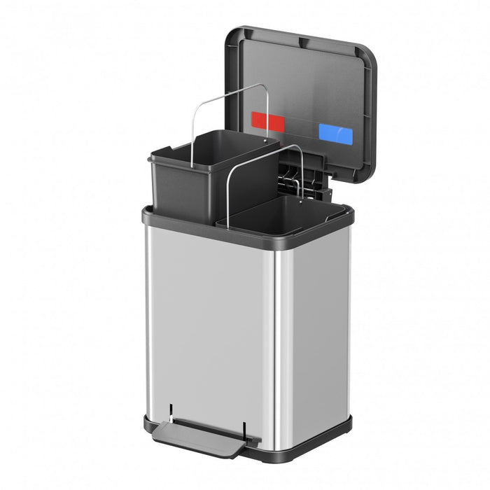 EAN 4007126016119 - Hailo Öko duo Plus M 18 L Rectangular Acero inoxidable imagen 2