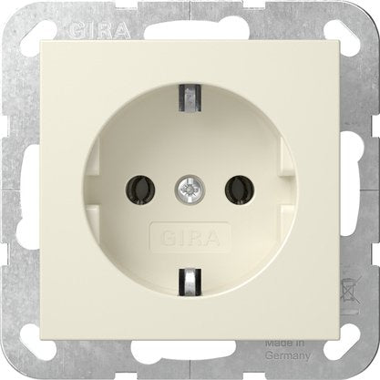 EAN 4010337092872 - GIRA System 55 toma de corriente Schuko Crema de color imagen 1