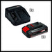 EAN 4006825645002 - Einhell GE-CM 36/33 Li (2x2,5Ah) Cortacésped de empuje a gasolina Batería Negro, Rojo imagen 5