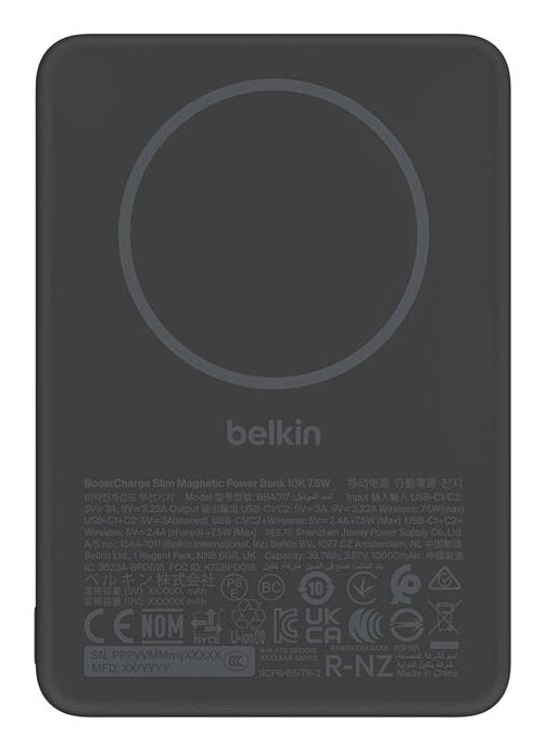 EAN 0745883953394 - Belkin BPD017HQBK batería externa 5000 mAh Cargador inalámbrico Negro imagen 1