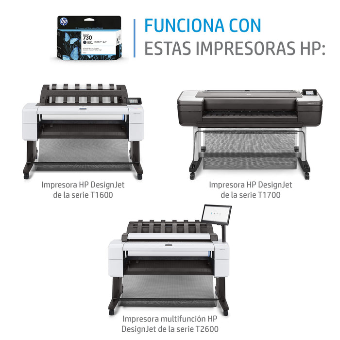 EAN 0190781771258 - HP 730 130-ml Photo Black DesignJet Ink Cartridge cabeza de impresora Inyección de tinta térmica imagen 2