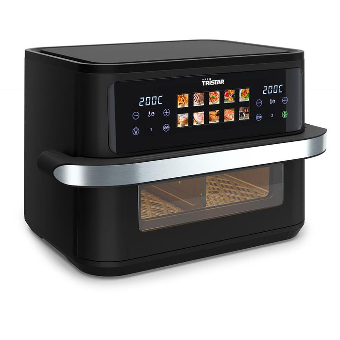 EAN 8711387998447 - Tristar Doble 10 L Independiente 2800 W Freidora de aire caliente Negro, Acero inoxidable imagen 1