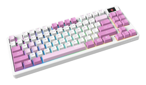 EAN 4711377307062 - MSI FORGE GK600 TKL WIRELESS VIOLET teclado Juego USB + Bluetooth QWERTY Español Rosa, Violeta, Blanco imagen 2
