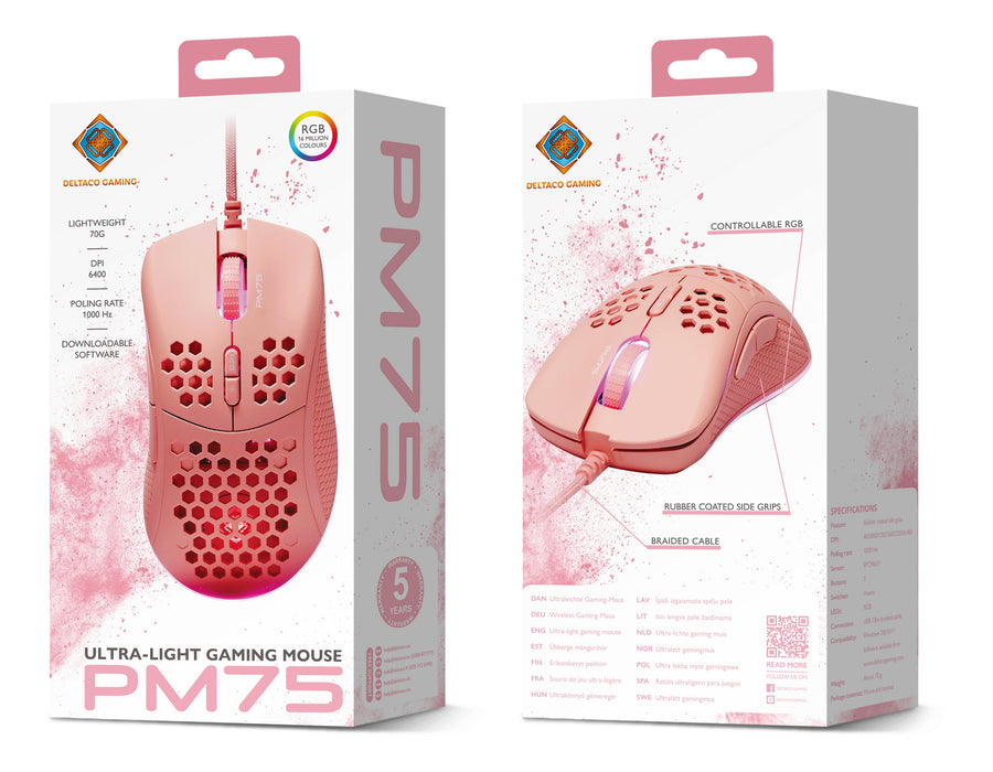 EAN 7333048057228 - Deltaco Gaming GAM-108-P teclado USB Rosa imagen 9