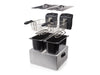 EAN 8713016008787 - Tristar FR-6937 freidora Doble 6 L Independiente 3600 W Negro, Acero inoxidable imagen 2