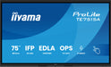 EAN 4948570127498 - iiyama TE7515A-B2AG pantalla de señalización Panel plano interactivo 190,5 cm (75") Wifi 550 cd / m² 4K U imagen 2