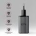 EAN 8595247909145 - Axagon ACU-PQ67D cargador de dispositivo móvil Universal Negro, Gris Corriente alterna Carga rápida Inter imagen 6