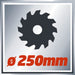 EAN 4006825592122 - Einhell TH-MS 2513 L 4000 RPM 1600 W imagen 2
