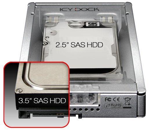 EAN 4711132868951 - Icy Dock MB982IP-1S-1 base de conexión para disco duro Plata imagen 2
